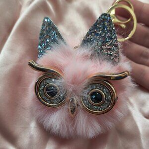 Plush Owl Key Chain